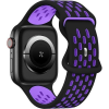 Beline Óraszíj Apple Watch New Sport Szilikon 38/40/41mm Fekete/Lila Doboz (Beli02526)