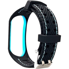 Beline Óraszíj Sport Mi Band 3/4 Fekete/kék (Beli02241) okosóra kellék