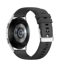 Beline pasek Watch 22mm Grid textúra szilikon fekete doboz okosóra kellék