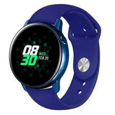 Beline Samsung Galaxy Watch okosóra szilikon szíj 20mm, Watch Active, Garmin, Huawei Watch GT2 42mm, Beline sötétkék óraszíj