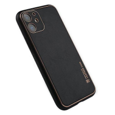 Beline Tok Bőr Case iPhone 12 Pro fekete tok tok és táska