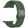 Beline Woven Nylon Parachute Strap szíj Apple Watch 38/40/41mm-es olajzöld színű