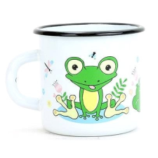 Belis Zománc bögre, békás, 350 ml, 8 cm átmérőjű bögrék, csészék