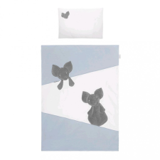 Belisima 5-részes ágyneműhuzat Belisima Mouse 100/135 kék babaágynemű, babapléd