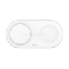 Belkin asztali töltő 2in1 (15W, gyorstöltő, wireless, Magsafe, Apple Airpods töltő, Qi2) FEHÉR (WIZ021VFWH)