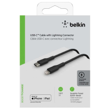 Belkin Belkin CAA003BT1MBK Lightning kábel 1 M Fekete kábel és adapter