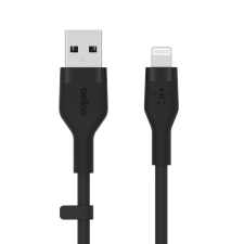 Belkin BOOST CHARGE Flex USB-A - Lightning kábel 3m fekete (CAA008bt3MBK) (CAA008bt3MBK) - Adatkábel kábel és adapter