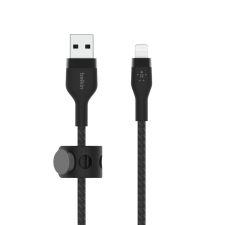 Belkin BOOST CHARGE PRO Flex USB-A - Lightning kábel 1m fekete (CAA010bt1MBK) (CAA010bt1MBK) kábel és adapter