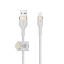 Belkin BOOST CHARGE PRO Flex USB-A - Lightning kábel 2m fehér (CAA010bt2MWH) (CAA010bt2MWH) kábel és adapter