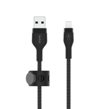 Belkin BOOST CHARGE PRO Flex USB-A - Lightning kábel 3m fekete (CAA010bt3MBK) (CAA010bt3MBK) kábel és adapter