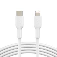Belkin BOOST CHARGE USB-C - Lightning kábel 1m fehér (CAA003bt1MWH) (CAA003bt1MWH) kábel és adapter