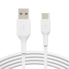 Belkin BOOST CHARGE USB-C - USB-A kábel 1m fehér (CAB001bt1MWH) (CAB001bt1MWH) - Adatkábel kábel és adapter