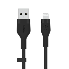 Belkin BoostCharge Flex USB-A Cable with Lightning Connector 2m Black - CAA008BT2MBK kábel és adapter
