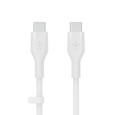 Belkin BoostCharge Flex USB-C apa - USB-C apa 2.0 Adat és töltőkábel - Fehér (2m) kábel és adapter