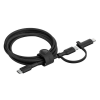 Belkin BoostCharge Pro 2-in-1 Cable with USB-C and Lightning Connector 1,5m Black CAC003HQ1.5MBK