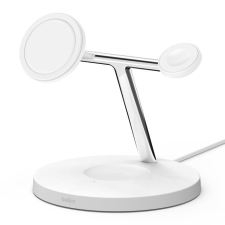 Belkin BoostCharge Pro 3-in-1 Wireless Charger Stand with MagSafe 15W White mobiltelefon kellék