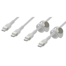 Belkin BoostCharge Töltőkábel 1m - Fehér (2db/csomag) (CAB011BT1MBW2PK) kábel és adapter