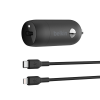 Belkin BoostCharge USB-C Autós töltő - Fekete (30W) (CCA004BT1MBK-B5)