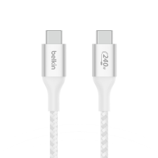 Belkin BoostCharge USB-C to USB-C 240W Cable 1m White - CAB015BT1MWH kábel és adapter