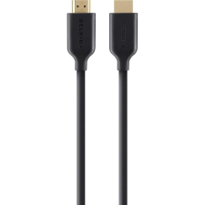 Belkin Cable HDMI/HDMI 2M, aranyozott, Fekete (F3Y021BT2M) kábel és adapter