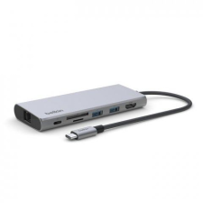 Belkin Connect Multi Port Adapter USB Type C 7in1 USB hub szürke (INC009BTSGY) (INC009BTSGY) hub és switch