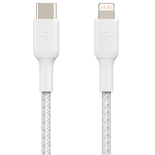 Belkin Lightning apa - USB-C apa Adat- és töltőkábel - Fehér (2m) (CAA004BT2MWH) kábel és adapter