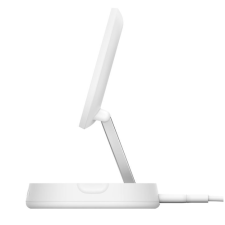 Belkin mágneses vezeték nélküli töltőállvány - Fehér (15W) (WIA008BTWH) mobiltelefon kellék