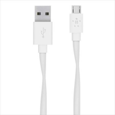 Belkin MIXIT Micro-USB - USB-A lapos adat/töltőkábel 15cm fehér (F2CU046bt06-WHT) kábel és adapter