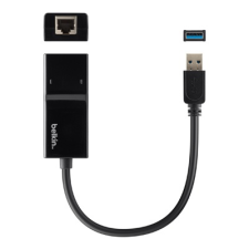 Belkin USB 3.0 Gigabit Ethernet fekete hálózati adapter hálózati kártya