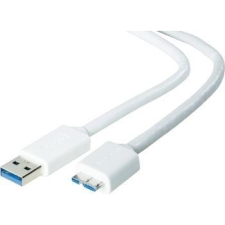 Belkin USB 3.0 USB-A/microUSB-B kábel 1.8m fehér (F3U166cp1.8MWHT) (F3U166cp1.8MWHT) - Autós Töltők mobiltelefon kellék