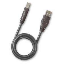 Belkin USB A - USB B Kábel Belkin F3U154BT Fekete 1,8 m Szürke kábel és adapter