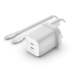 Belkin USB-C hálózati töltő 65W (WCH013VF2MWH-B6) (WCH013VF2MWH-B6) - Töltők