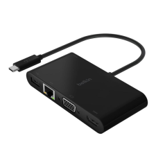 Belkin USB-C Multimedia + Charge Adapter 100W Black laptop kellék