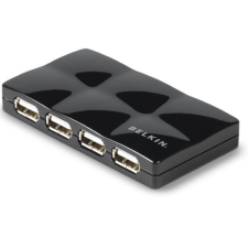 Belkin USB Hub 2.0 7port mobile fekete (F5U701cwBLK) (F5U701cwBLK) hub és switch