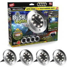 Bell Howell Bell Howell Disk Lights 4 db multifunkcionális LED-es szolárlámpa kültéri világítás