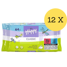 Bella Baby Happy Classic Törlőkendő 12x64db törlőkendő
