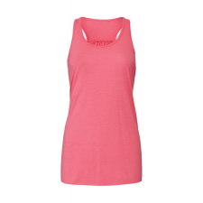 Bella+Canvas Női ujjatlan póló Bella Canvas Flowy Racerback Tank Top L, Neon Rózsaszín női póló