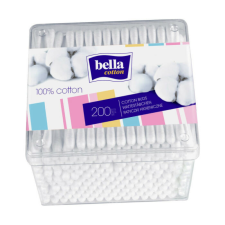 Bella Fültisztító Cotton Műanyag dobozos (200 db/cs) babaápolási kellék