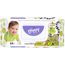 Bella Happy HAPPY Baby mandula és olívaolaj 64 darab törlőkendő