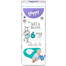 Bella Happy Nadrágpelenka 15kg+ Junior Extra 6 (48db) pelenka