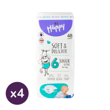 Bella Happy pelenka 6, 15 kg+ HAVI PELENKACSOMAG (192 db) pelenka