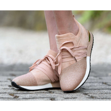 BellaKollektion Csillámos rózsaszín tornacipő (36-41) női cipő