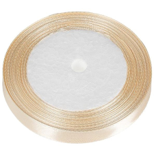 Bellatex 008 szaténszalag, 12 mm / 22,5 m, krémszín szalag, masni