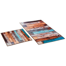 Bellatex 3D szett - KIVÁGÁS NÉLKÜL 60 × 100, 60 × 50 cm WC - fapadló lakástextília