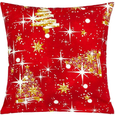 Bellatex 55/126 Karácsony párnahuzat, 40×40 cm, aranyszínű karácsonyfa lakástextília
