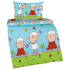 Bellatex 80/050 AGÁTA krepp gyerek ágyneműhuzat, bárány, kék, 90×135 + 45×60 cm (12953)