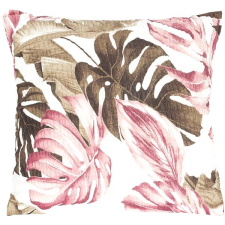 Bellatex 80/435 párnahuzat, 40×40 cm, rózsaszín monstera lakástextília