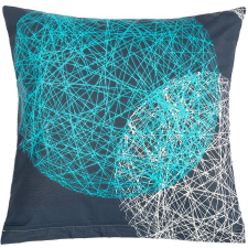 Bellatex 90/564, 40×40 cm, türkizkék-szürke, golyók (10807) lakástextília