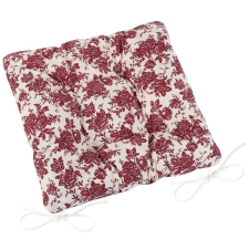Bellatex Adéla - 40 × 40 cm, steppelt - bordó virágos lakástextília