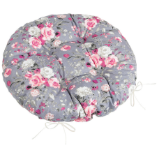 Bellatex Adéla 62/235 kerek steppelt, átmérő 40 cm, rózsaszín virágok lakástextília